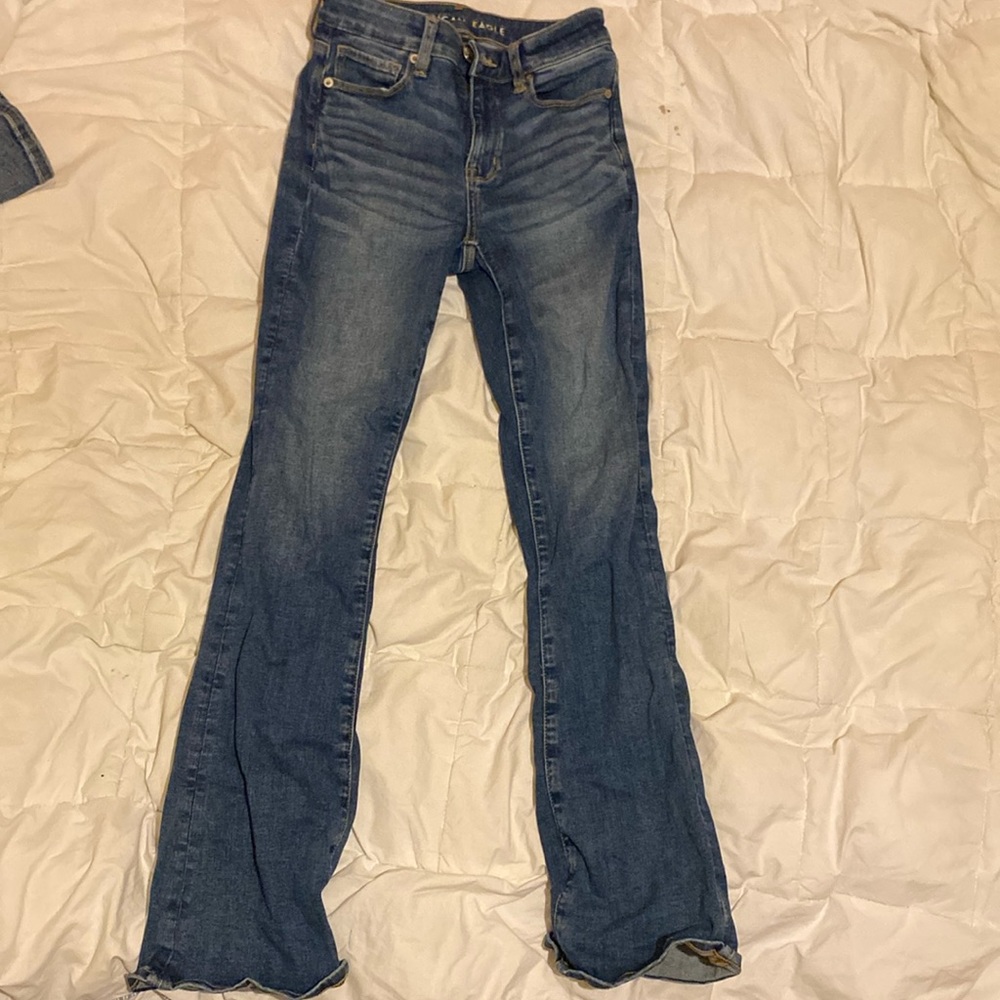 american eagle bootcut/flare jeans